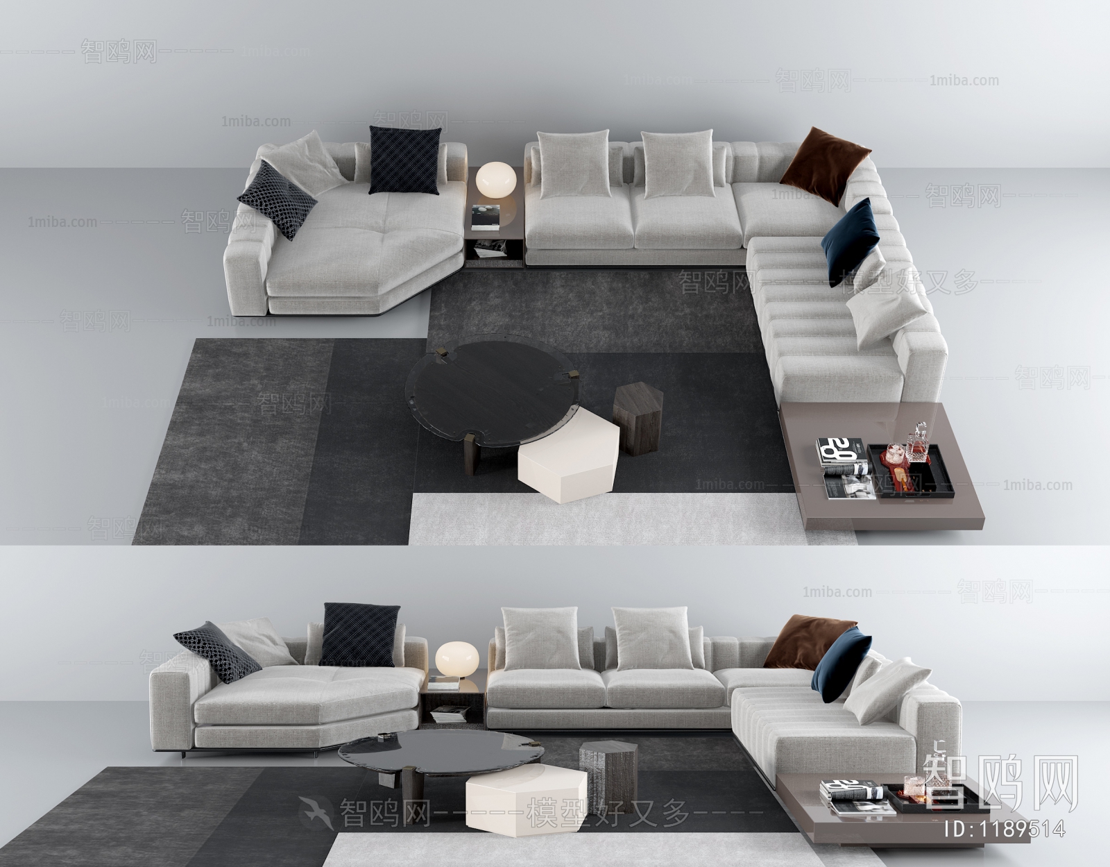 Modern Multi Person Sofa