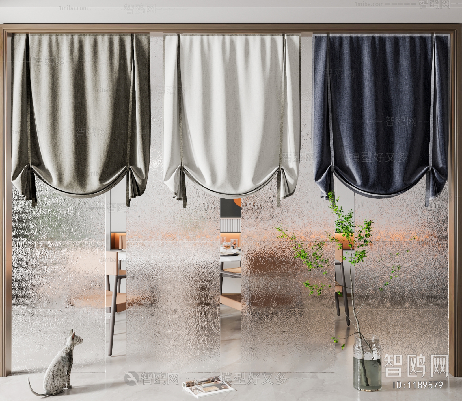 New Chinese Style Door Curtain