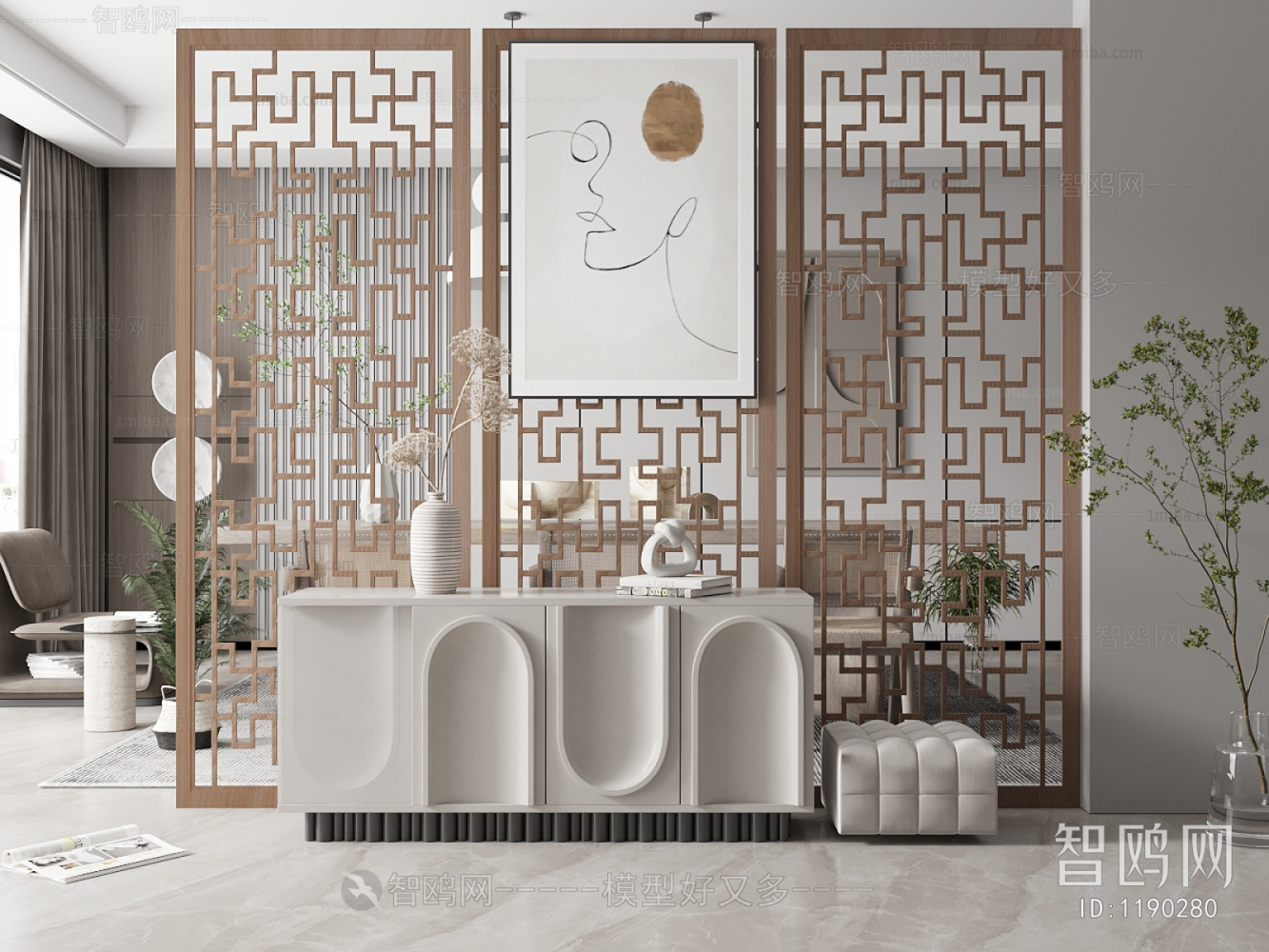 New Chinese Style Partition