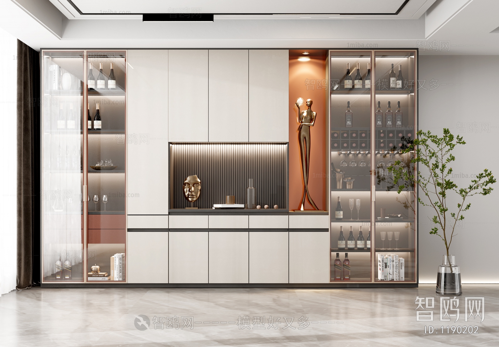 Modern Wine Cabinet