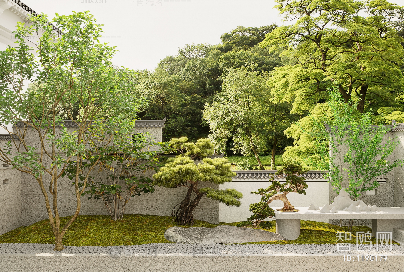 Modern Courtyard/landscape