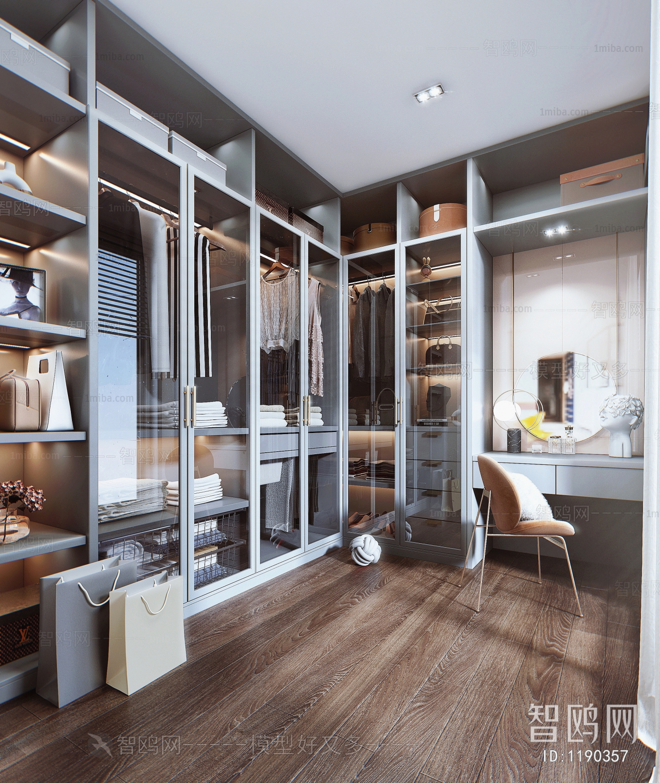 Modern Clothes Storage Area