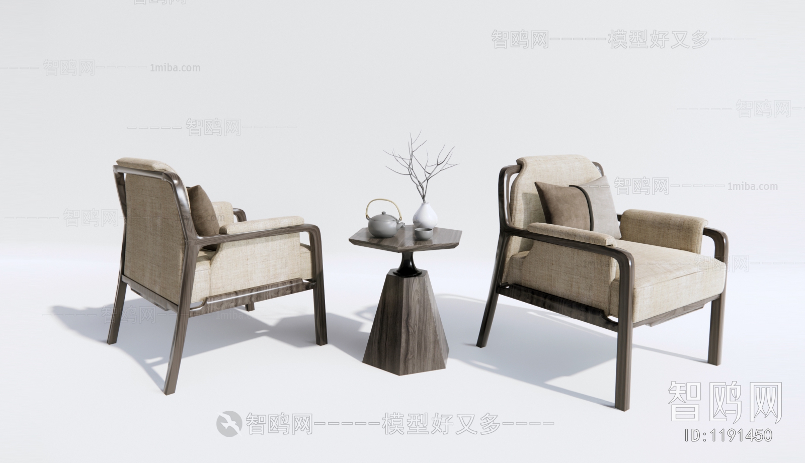 New Chinese Style Lounge Chair