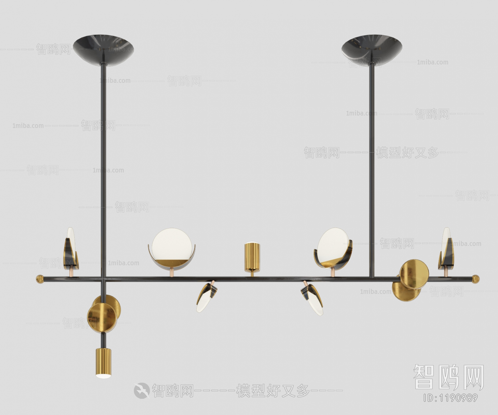 Modern Long Chandelier