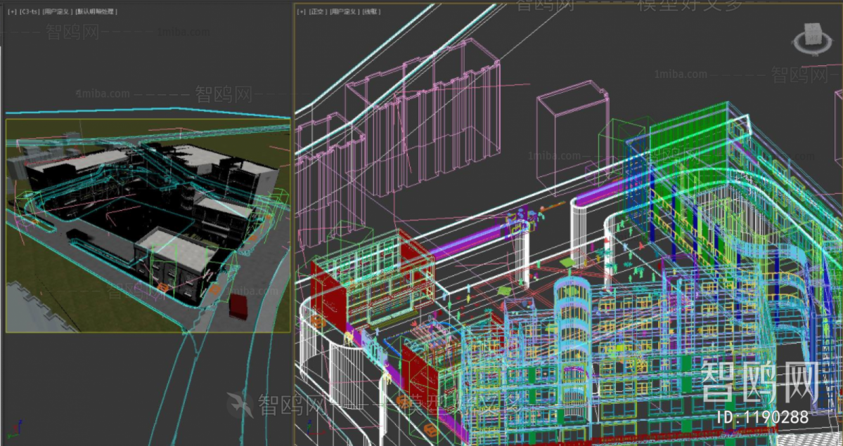 Modern Architectural Bird's-eye View Planning