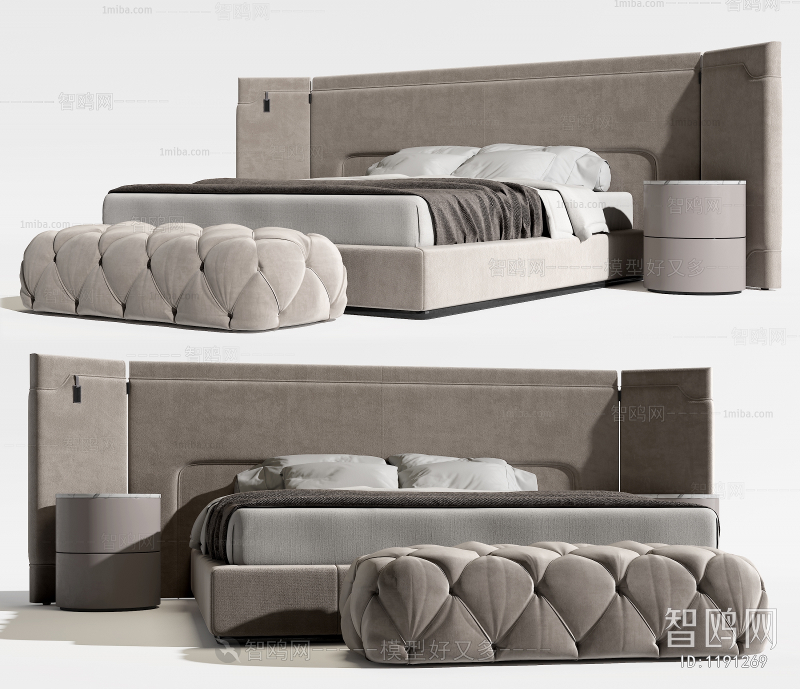 Modern Double Bed