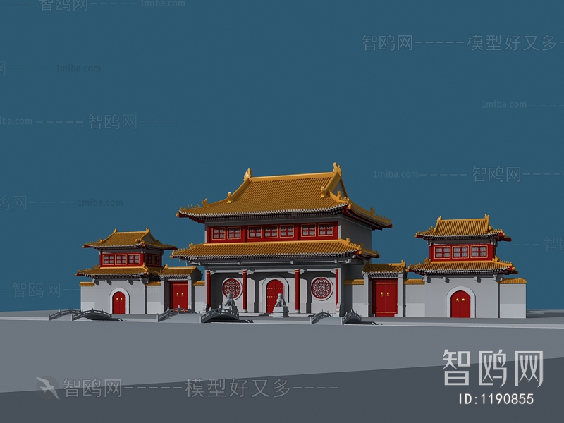 Chinese Style Ancient Architectural Buildings