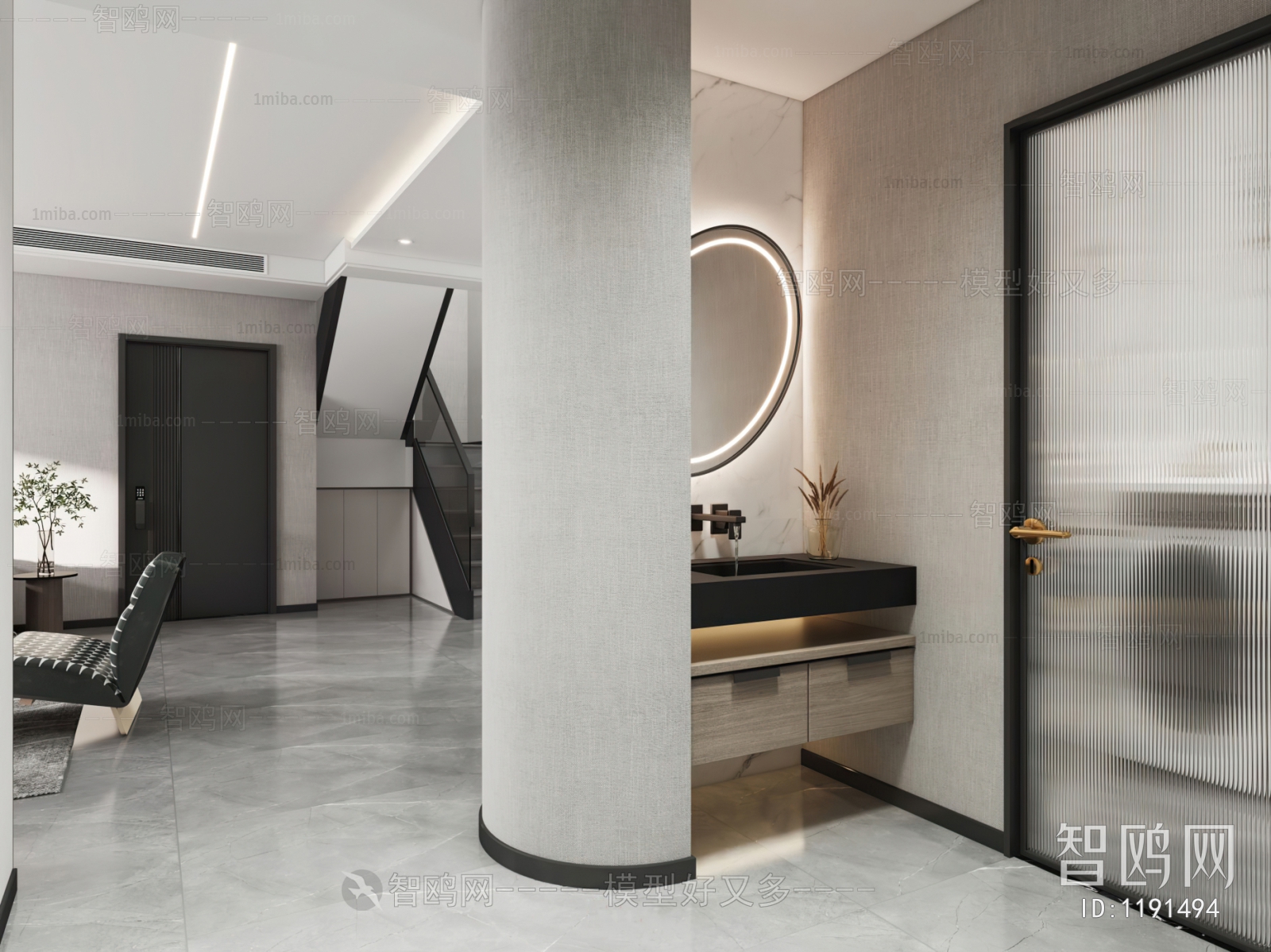 Modern Hallway