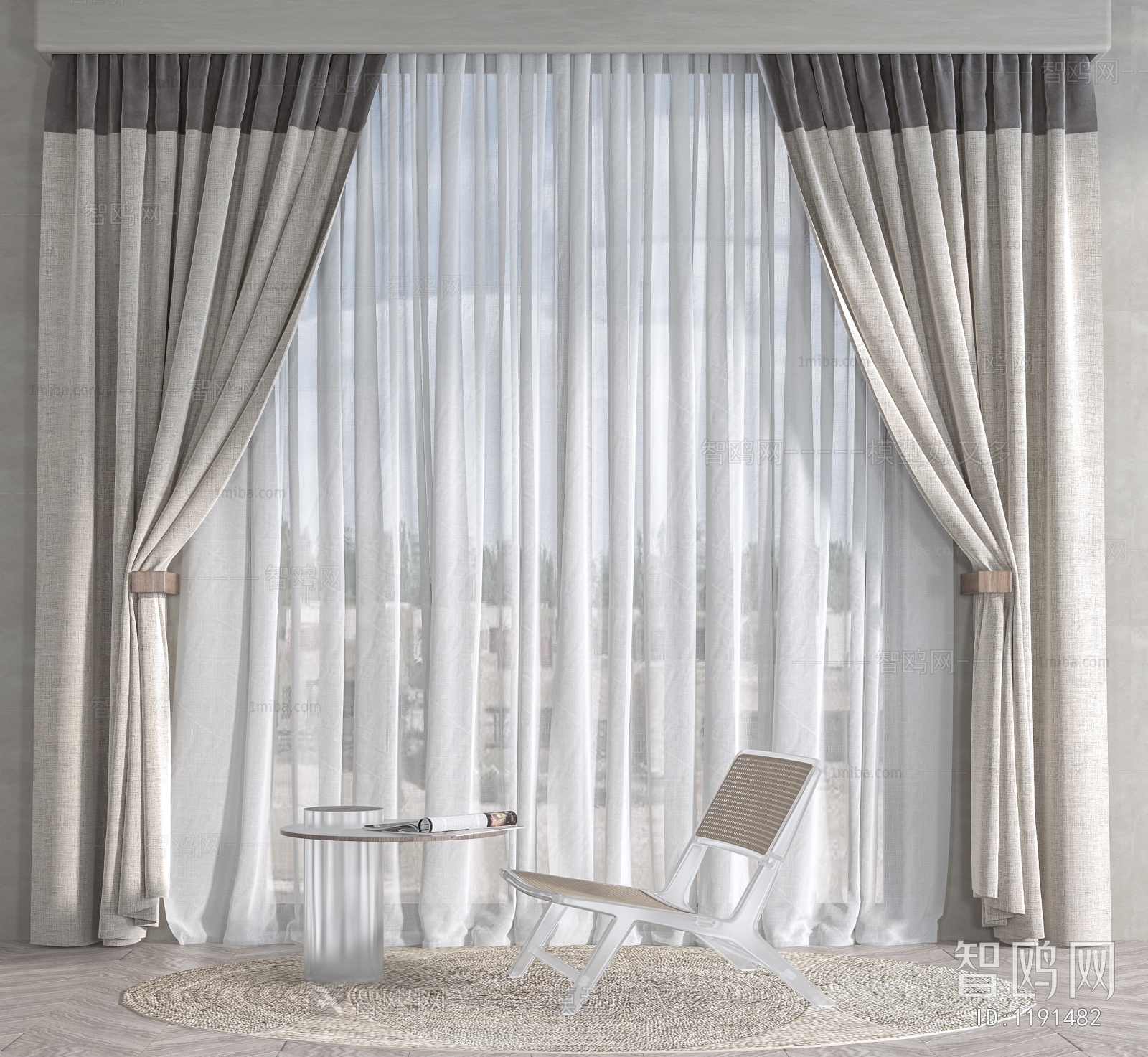 Modern The Curtain