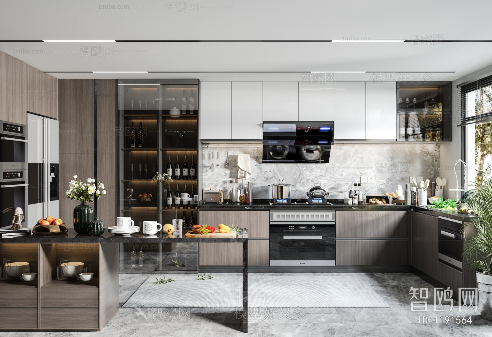 Modern Open Kitchen