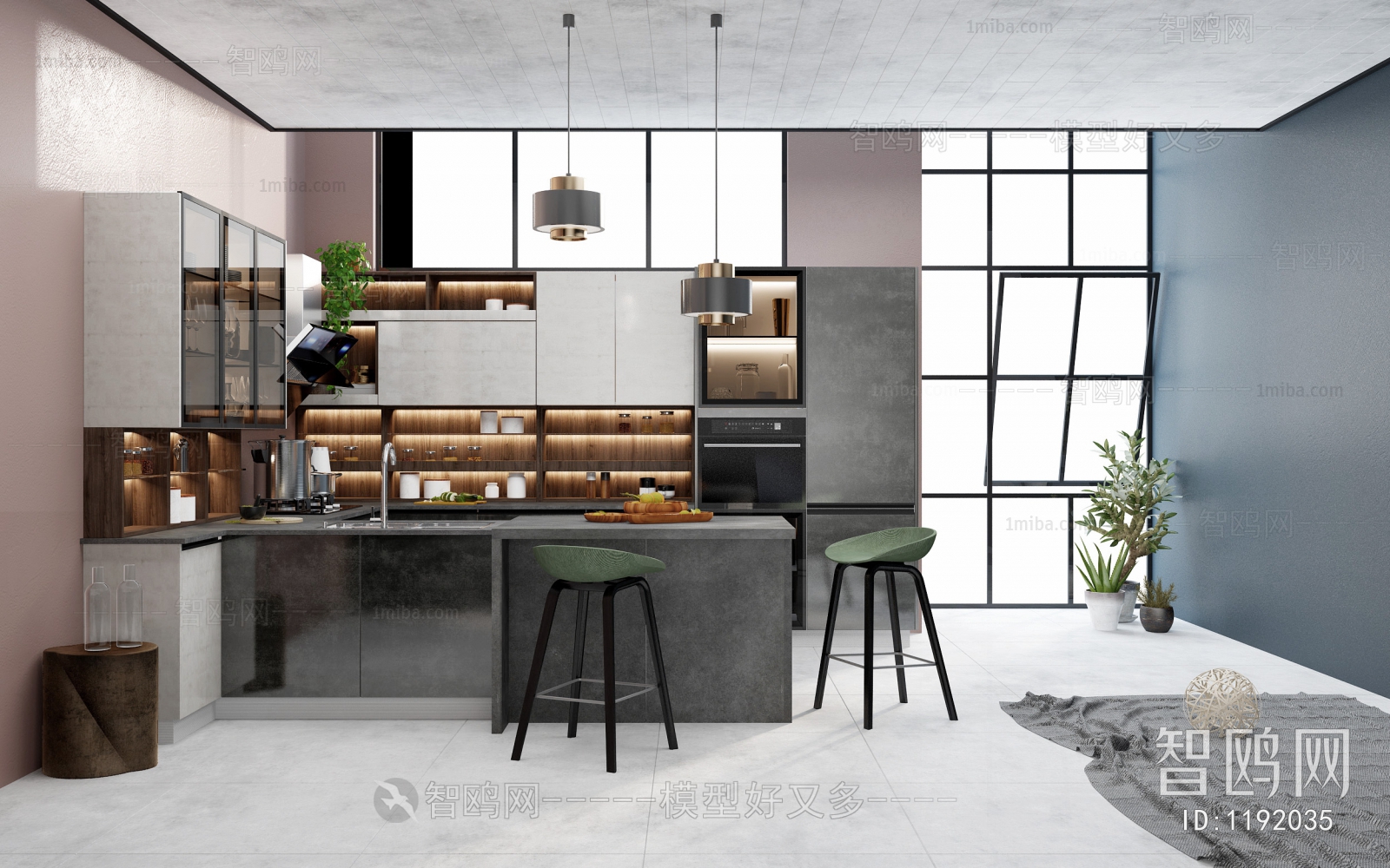 Modern Open Kitchen