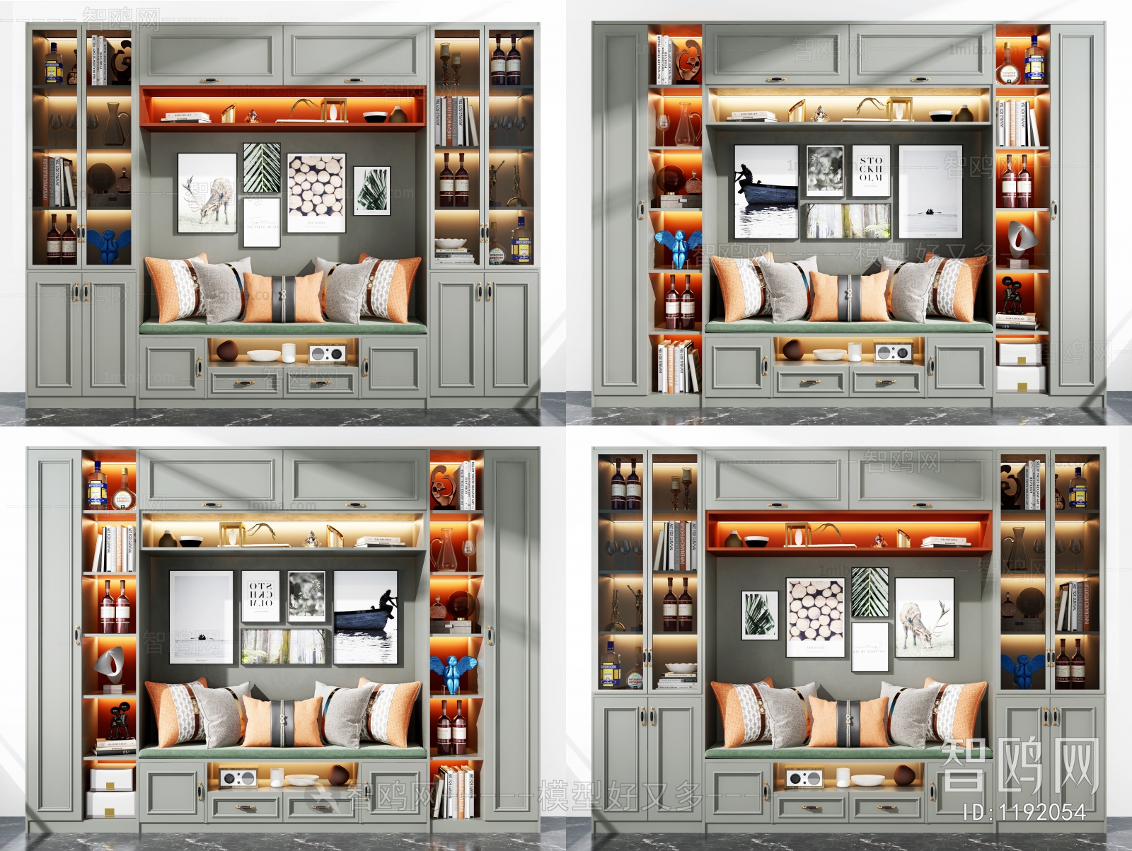 American Style Decorative Cabinet