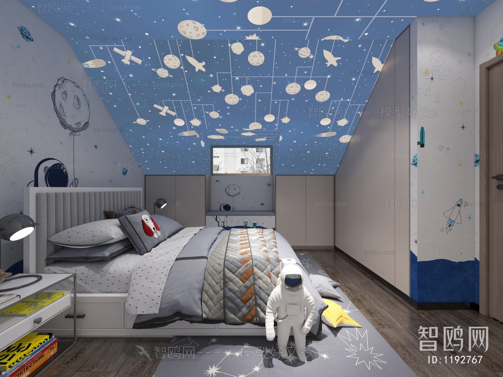 Modern Boy's Room And Son's Room