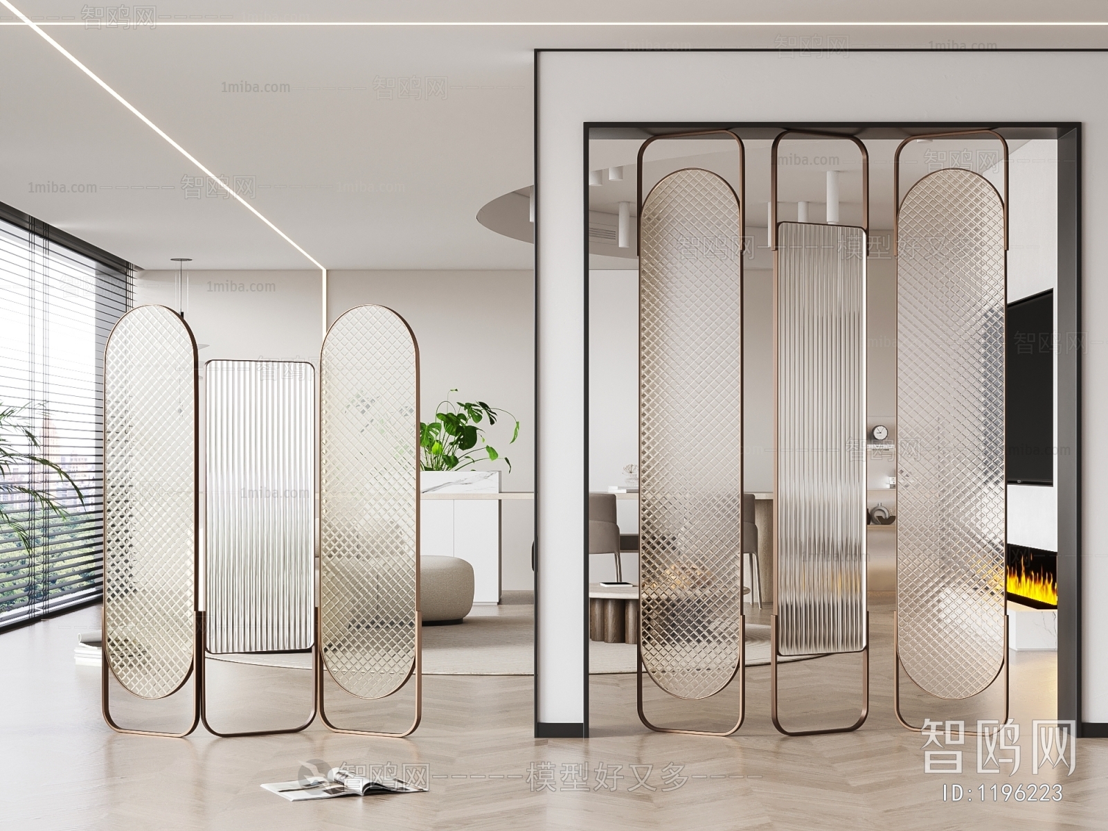 Modern Glass Screen Partition