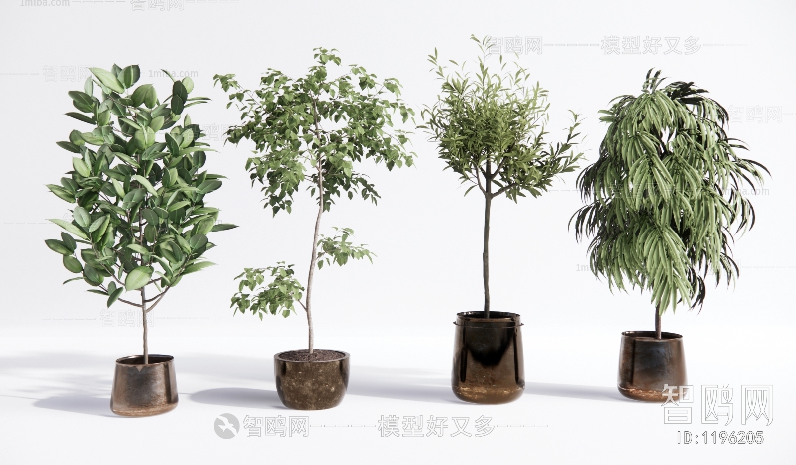 现代落地绿植盆栽