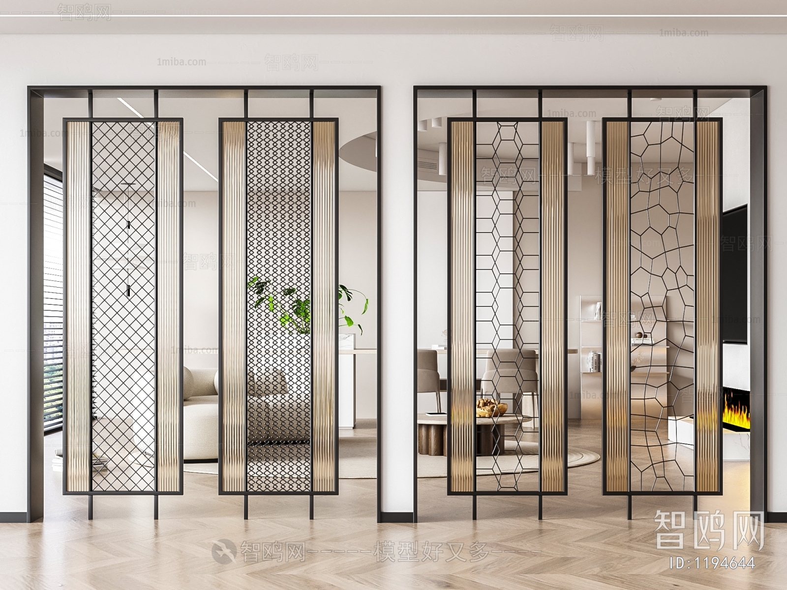 Modern Glass Screen Partition