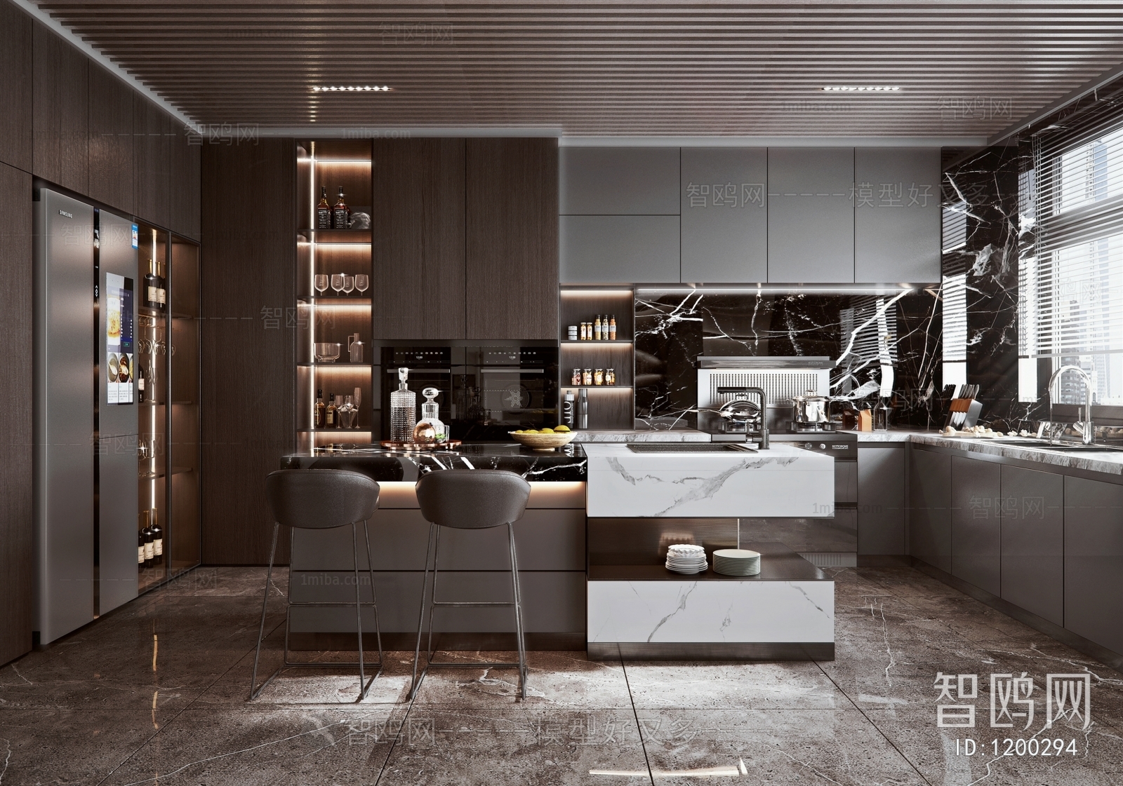 Modern Open Kitchen