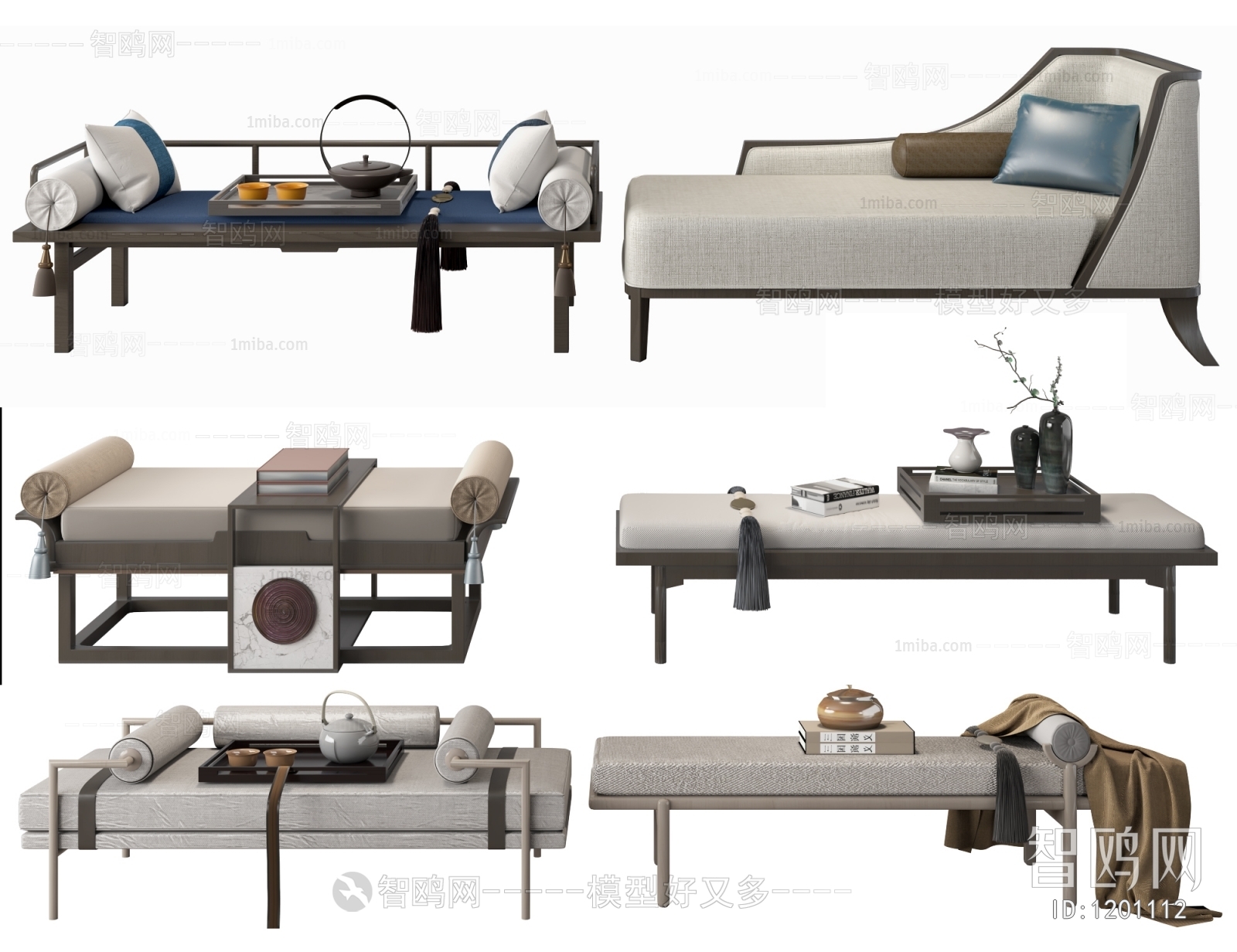 New Chinese Style Bench