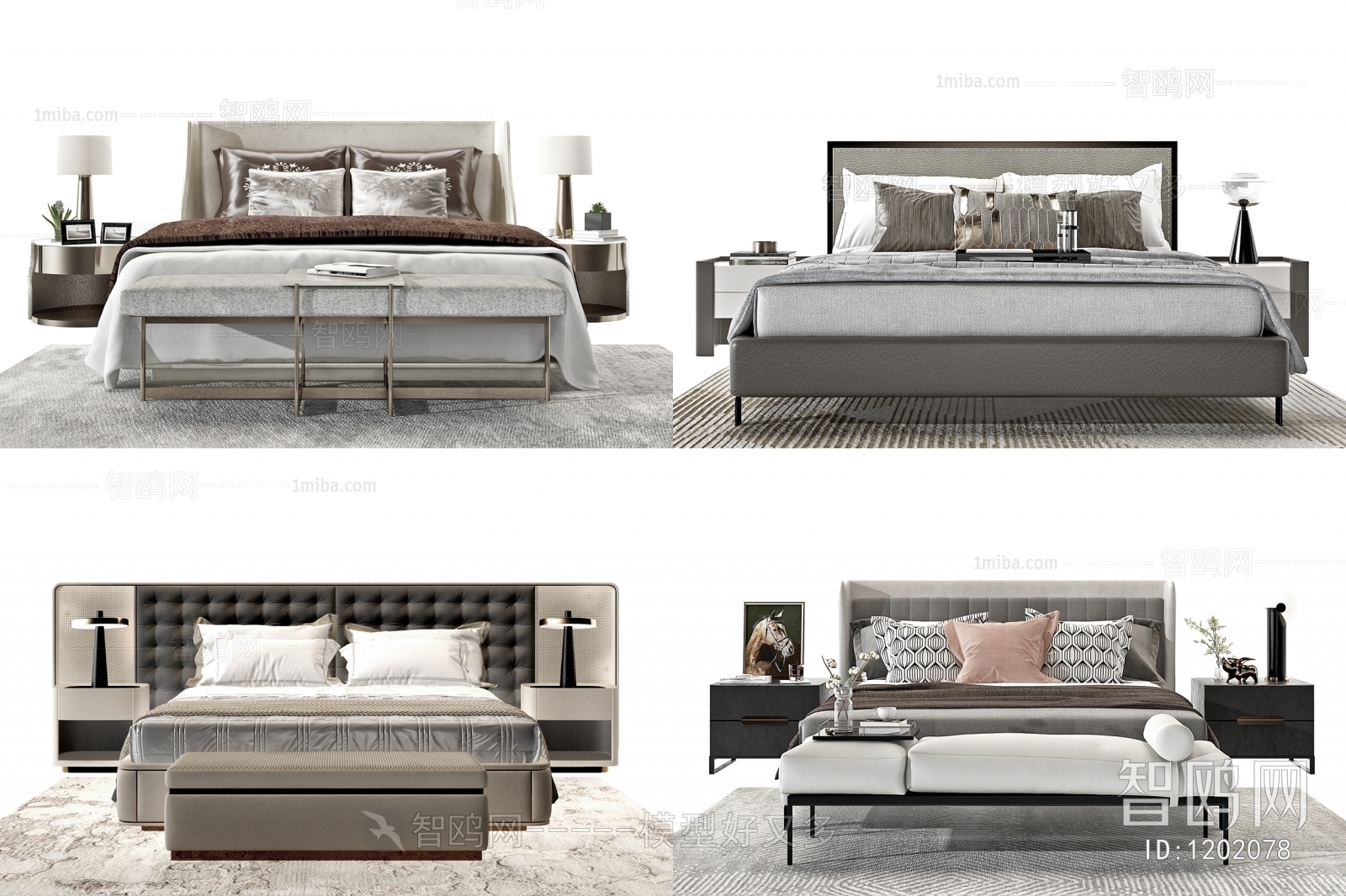 Modern Double Bed