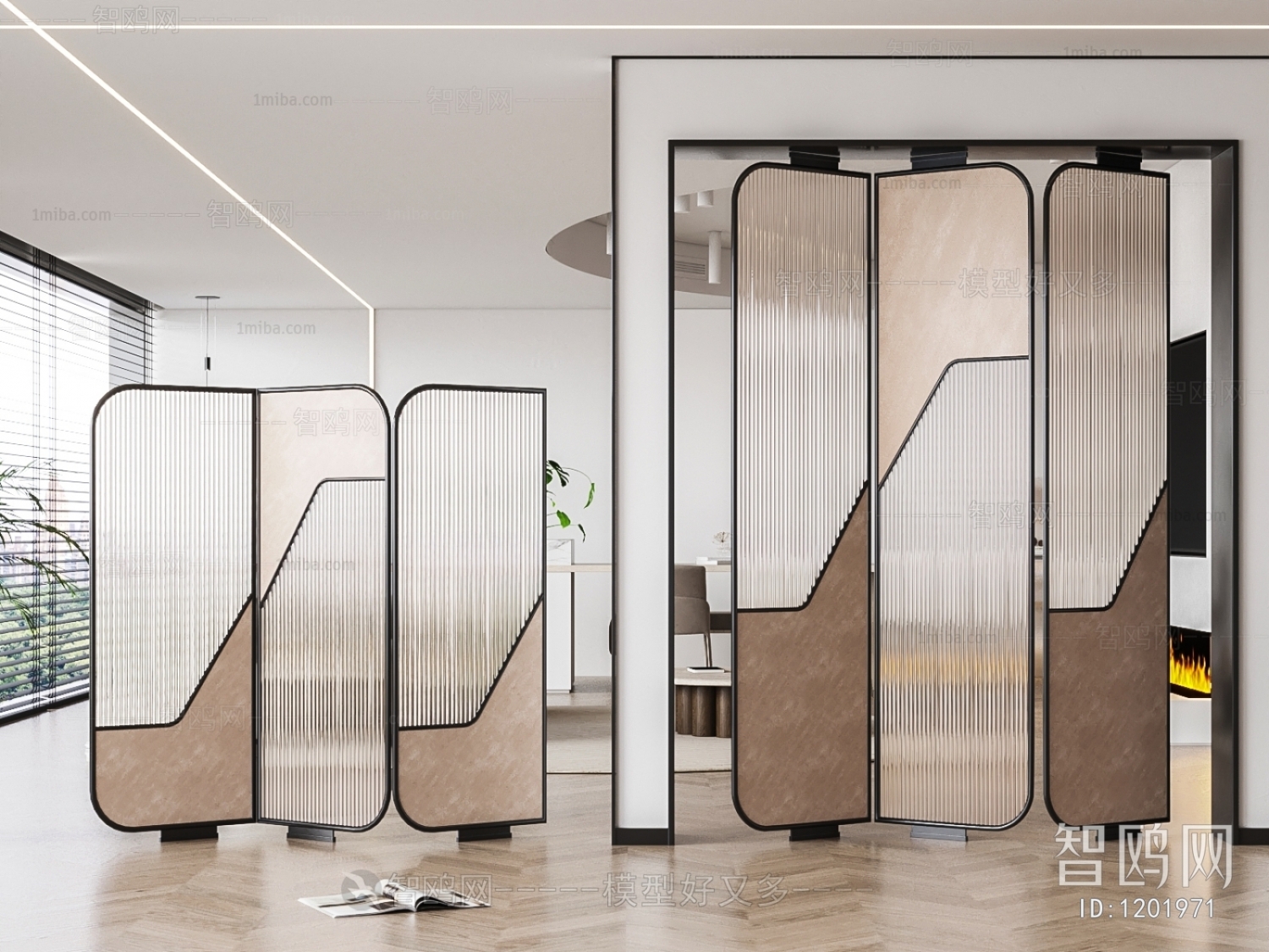 Modern Glass Screen Partition