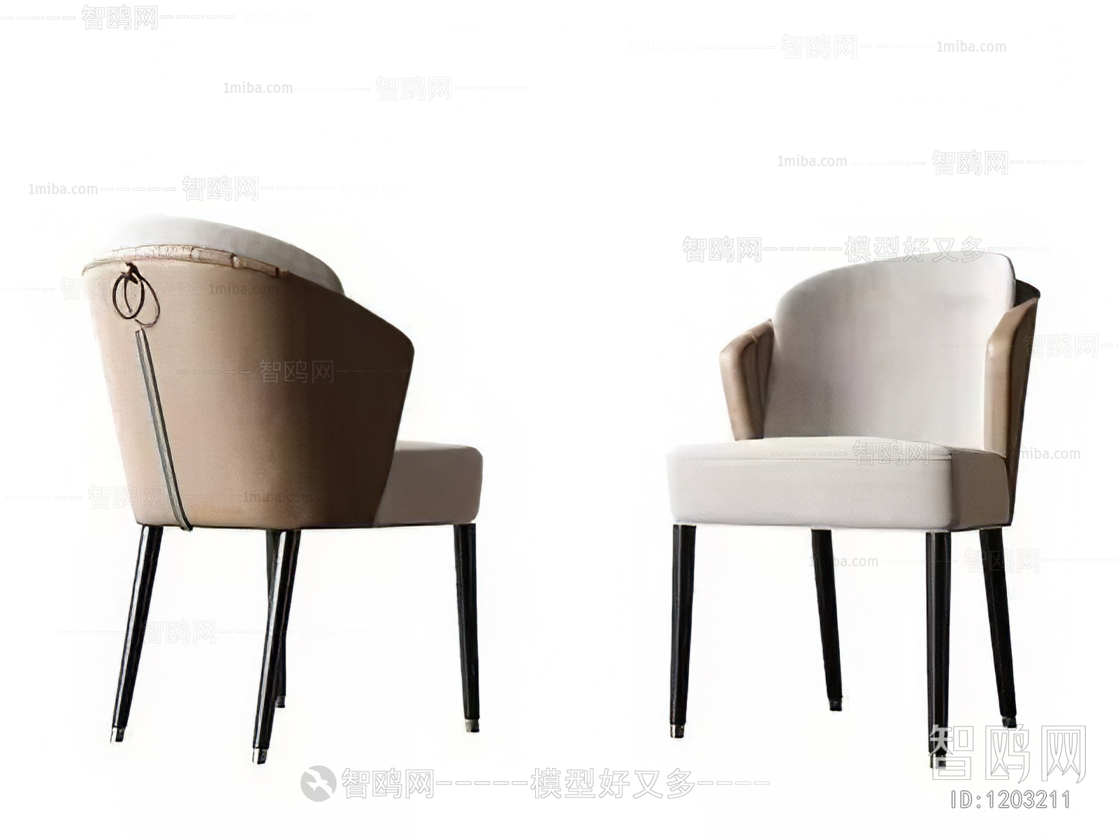 新中式皮革单椅