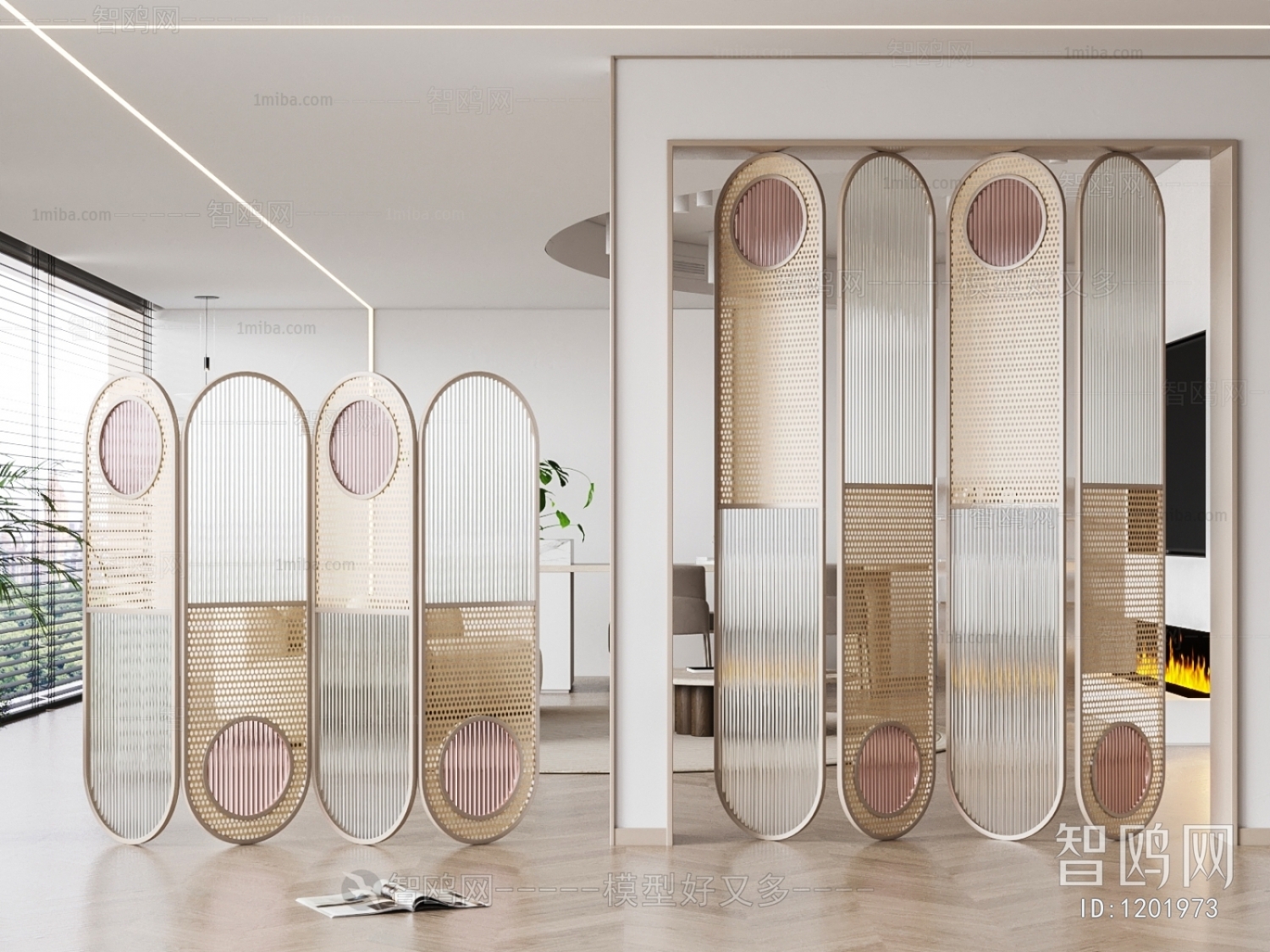 Modern Glass Screen Partition