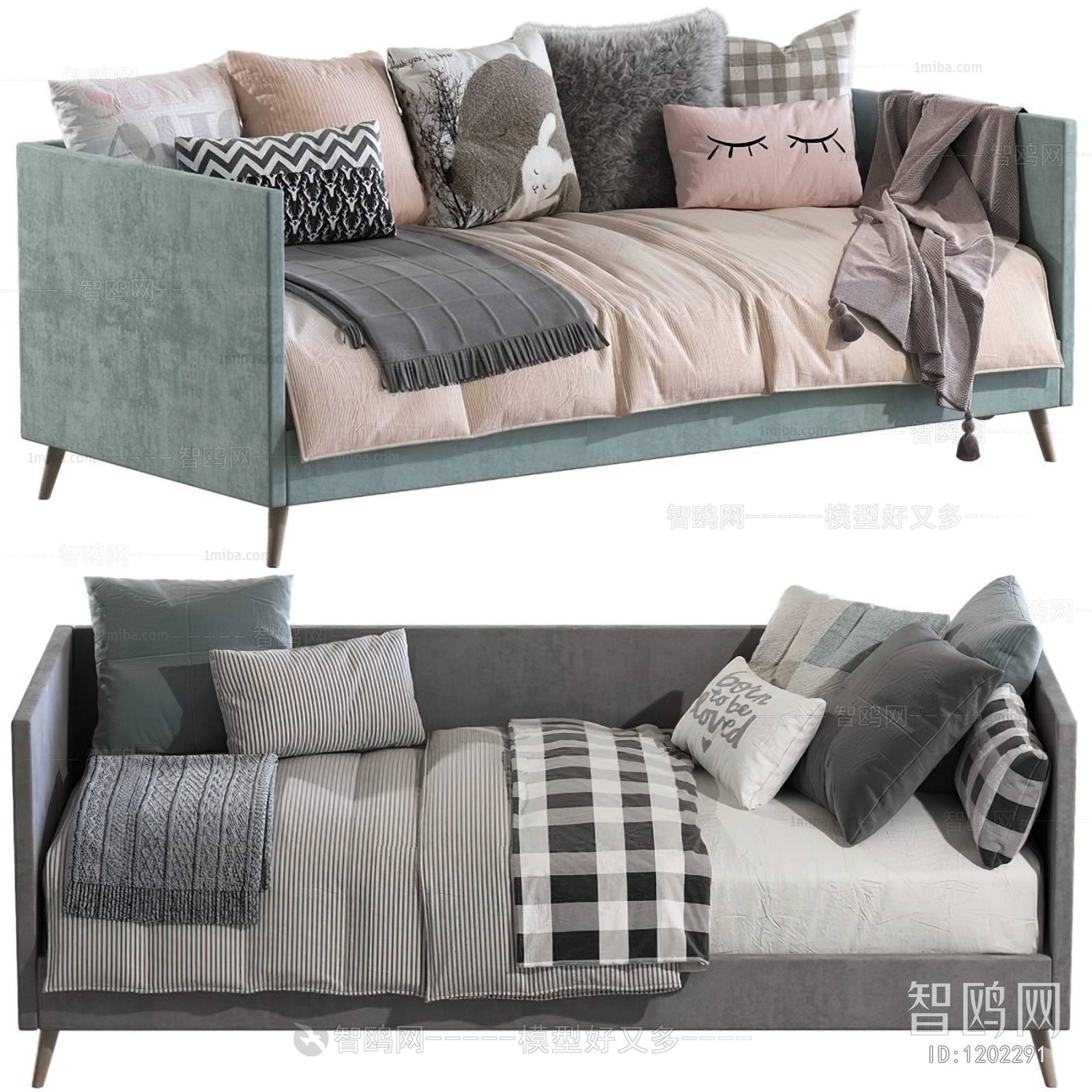 Nordic Style A Sofa For Two