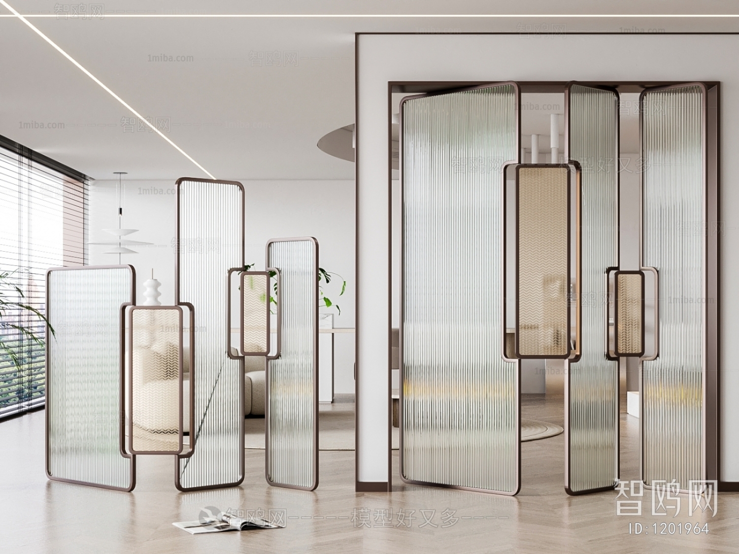 Modern Glass Screen Partition