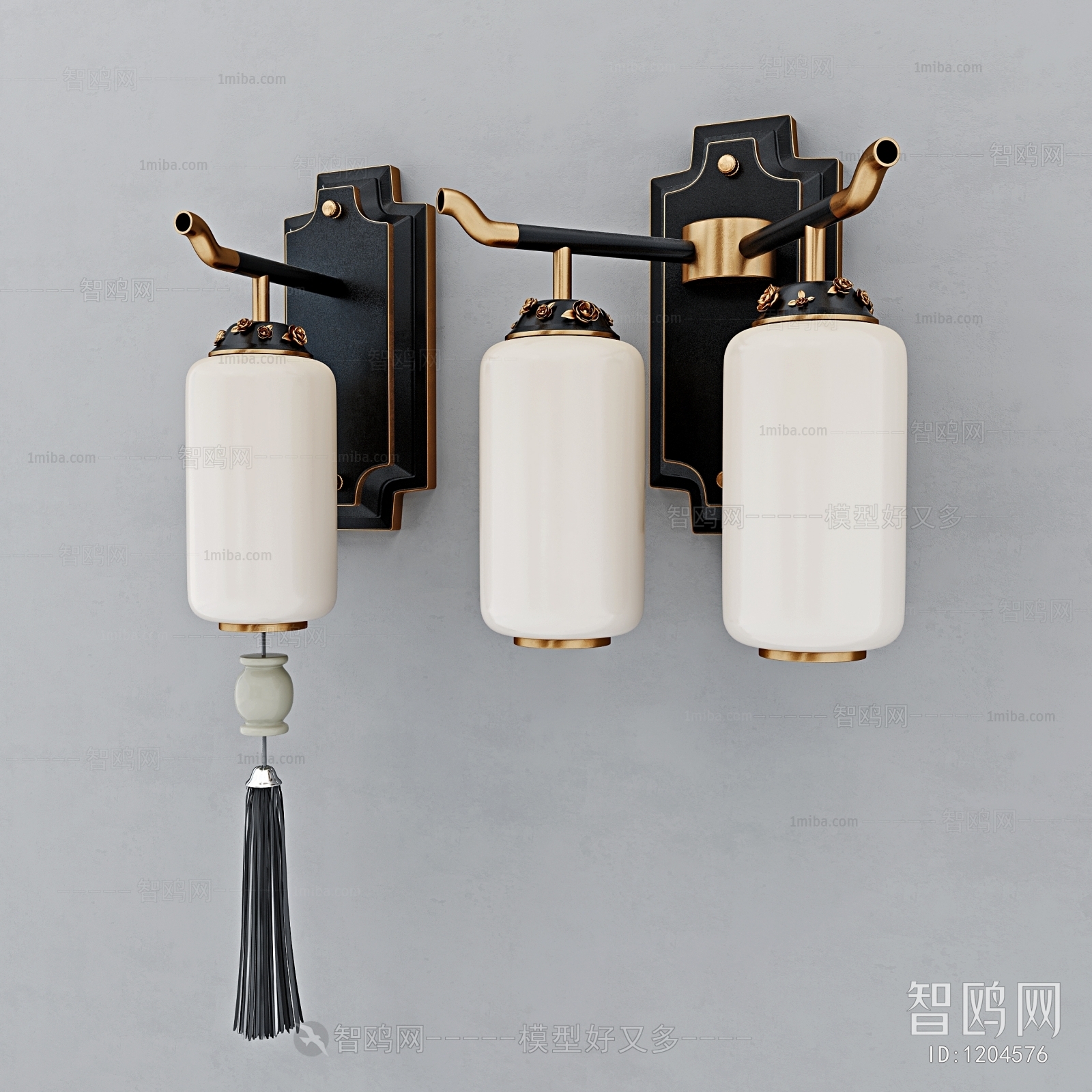 New Chinese Style Wall Lamp