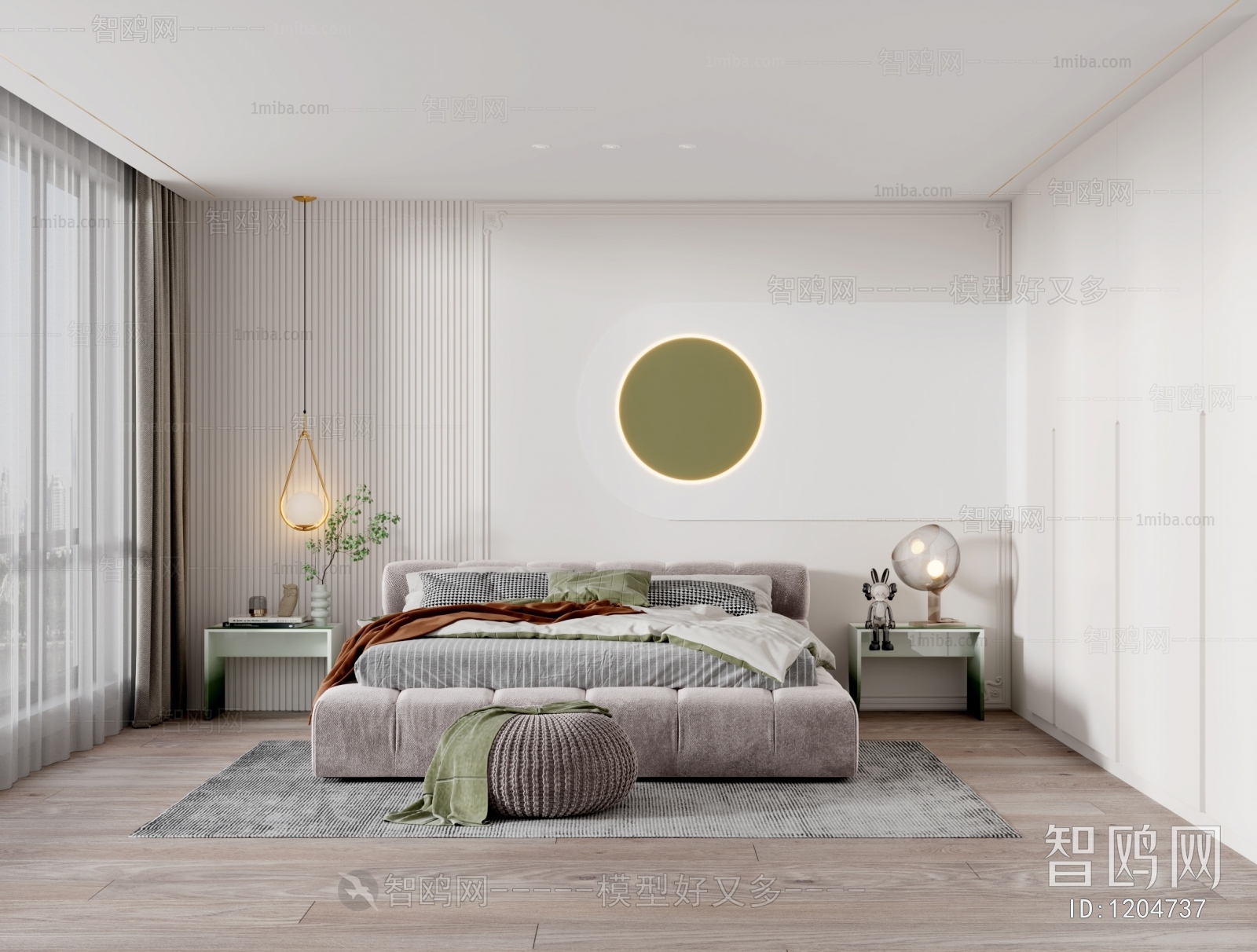 Modern Nordic Style Bedroom