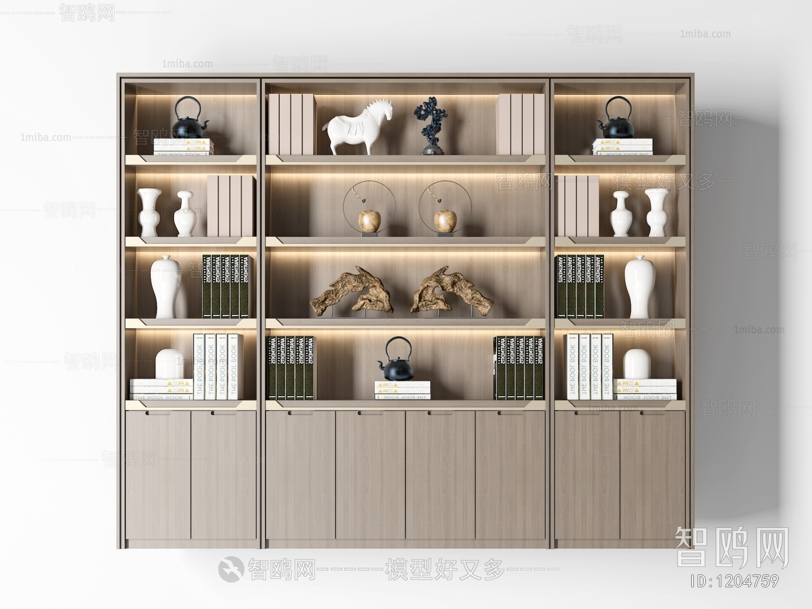 New Chinese Style Bookcase