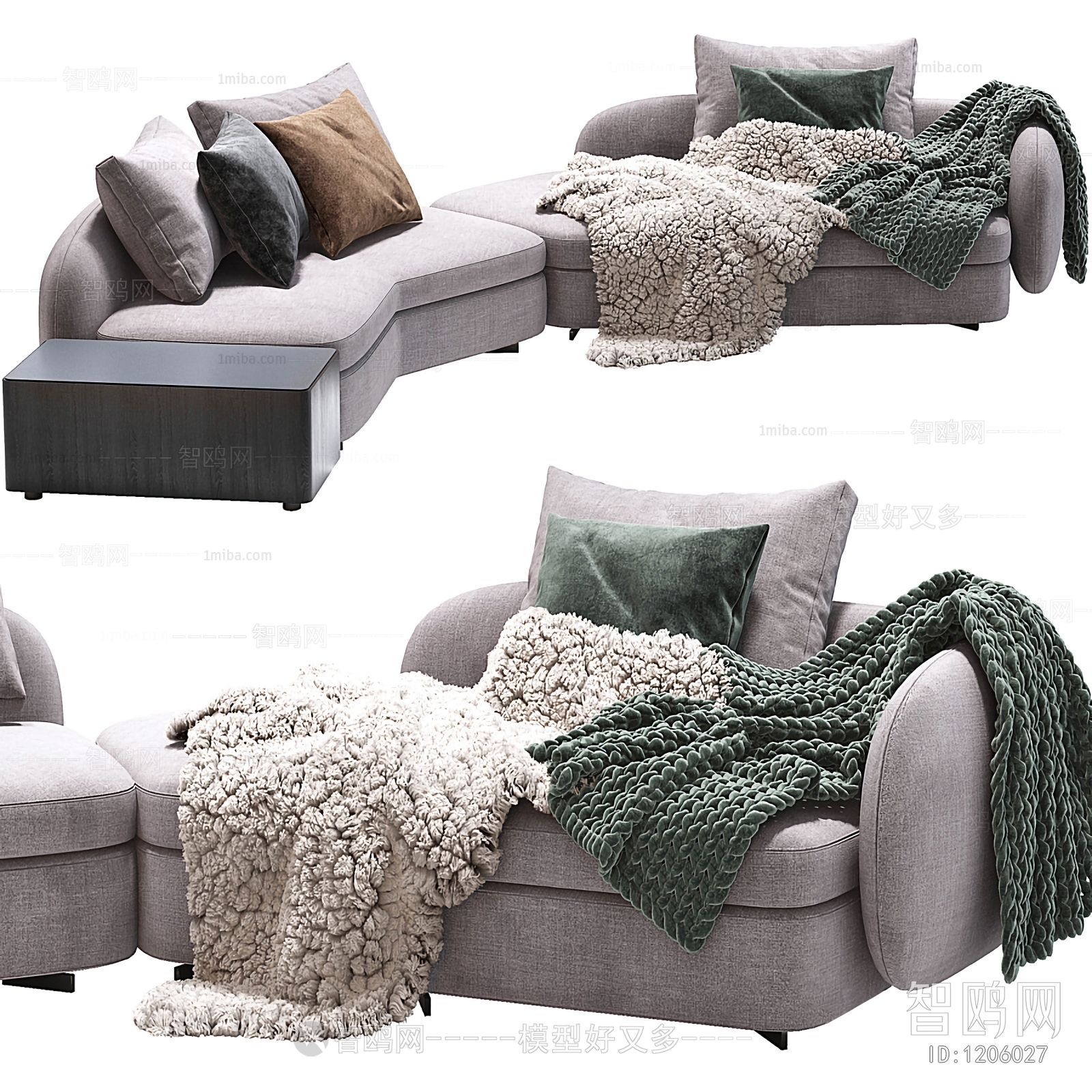 Modern Multi Person Sofa