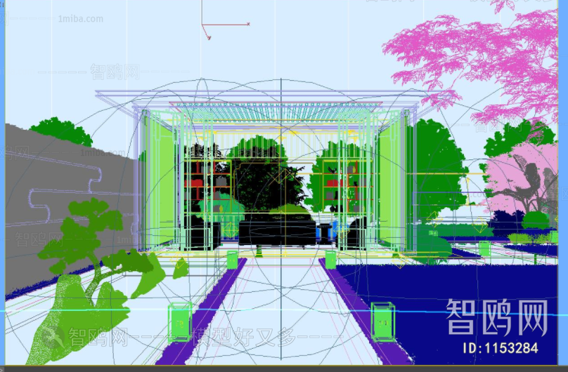 New Chinese Style Courtyard/landscape