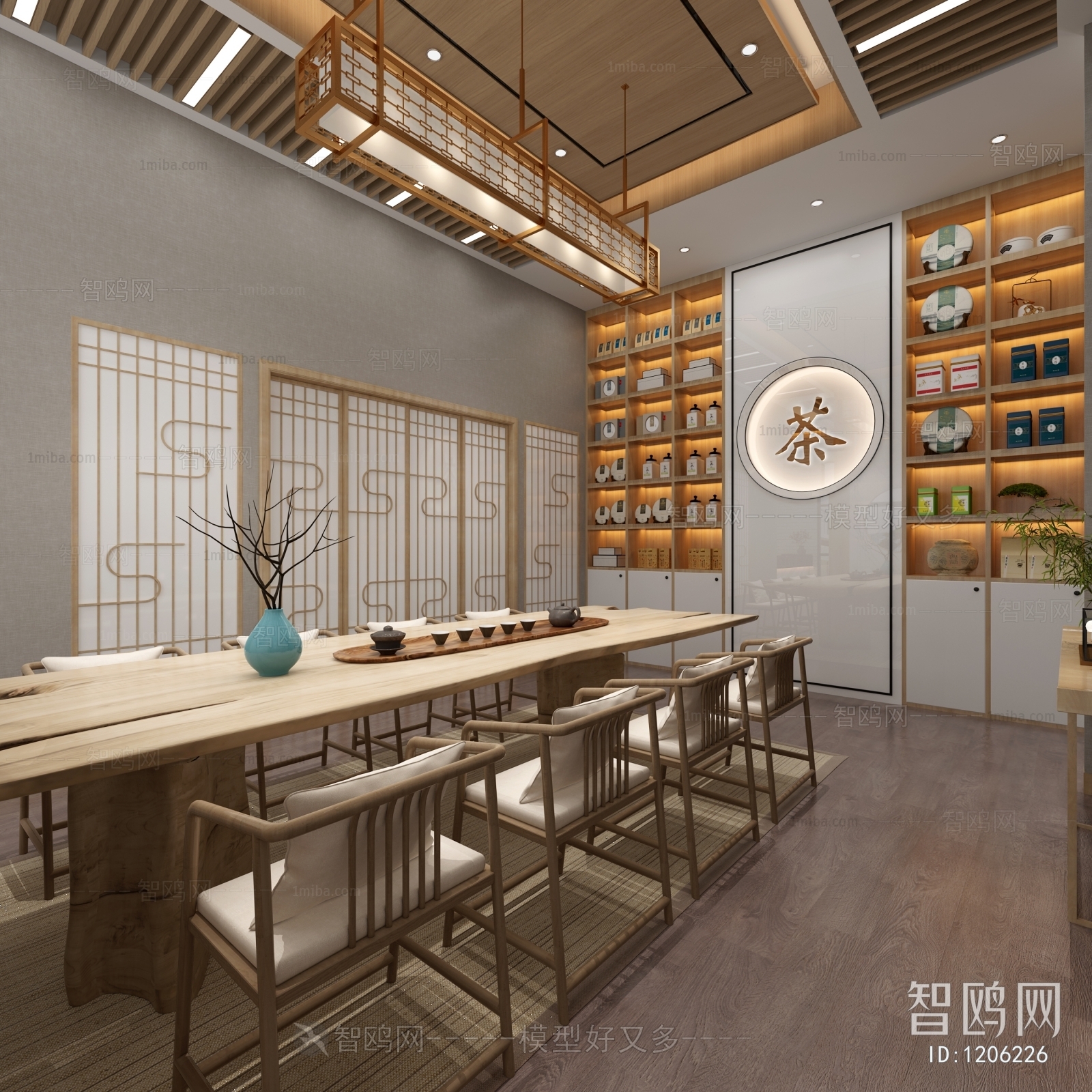 New Chinese Style Teahouse Tea House