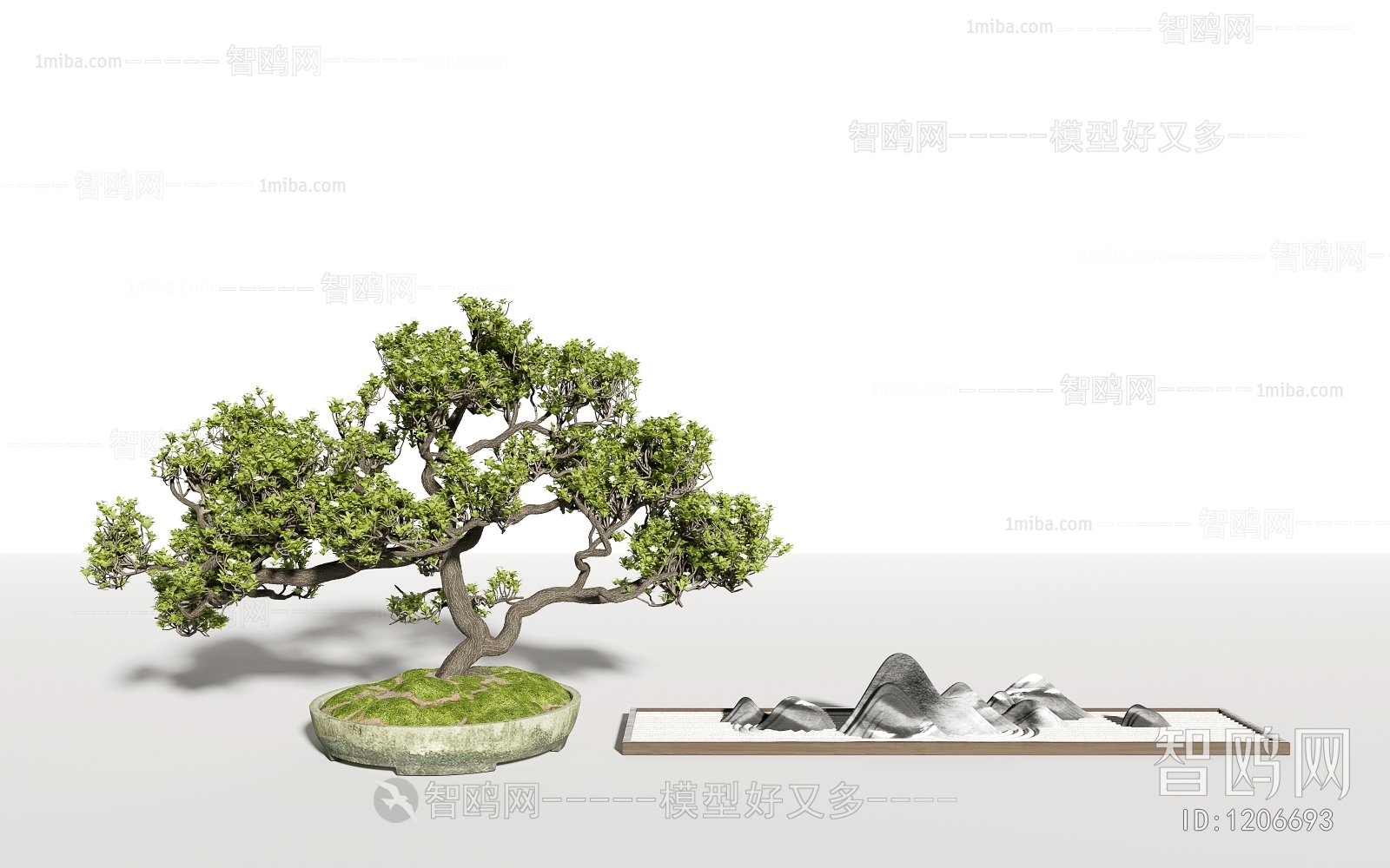 New Chinese Style Bonsai