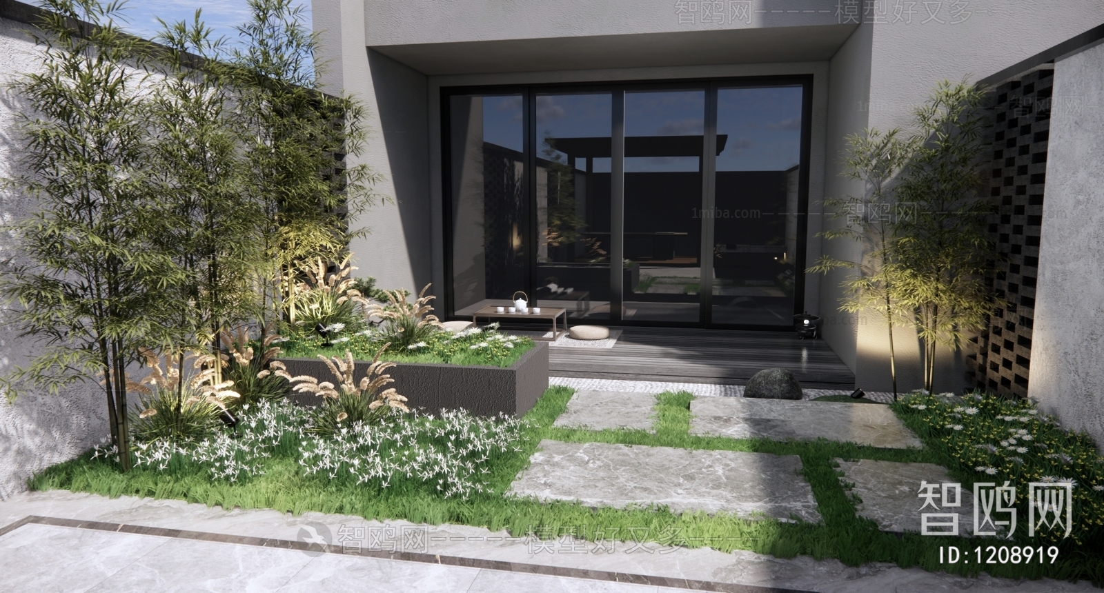 New Chinese Style Courtyard/landscape