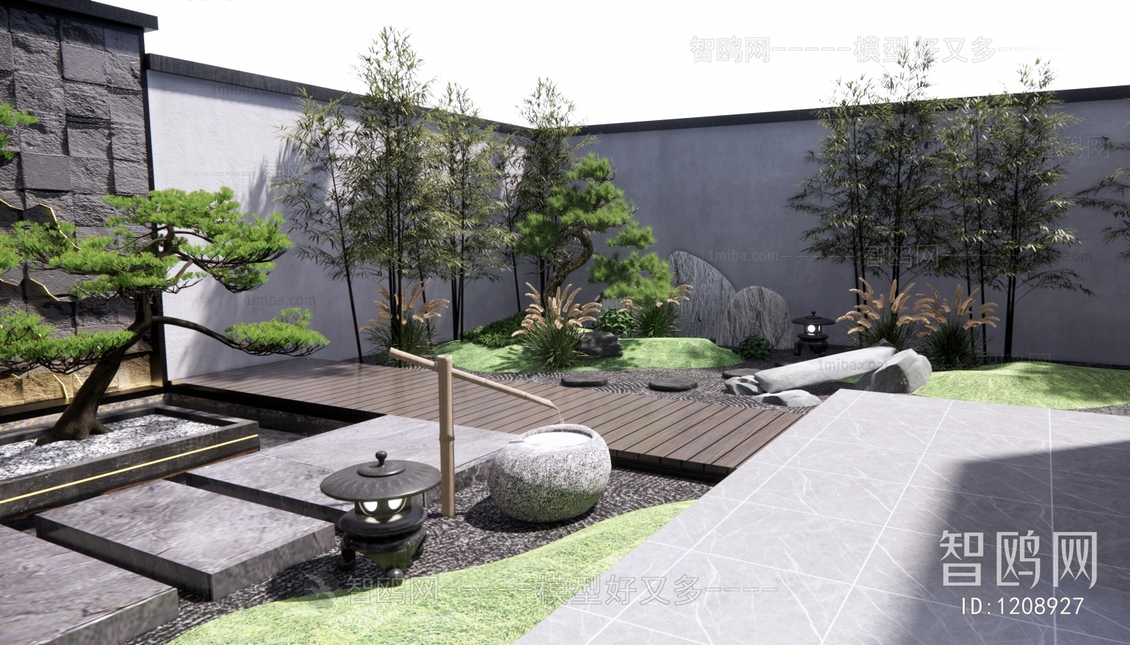 New Chinese Style Courtyard/landscape