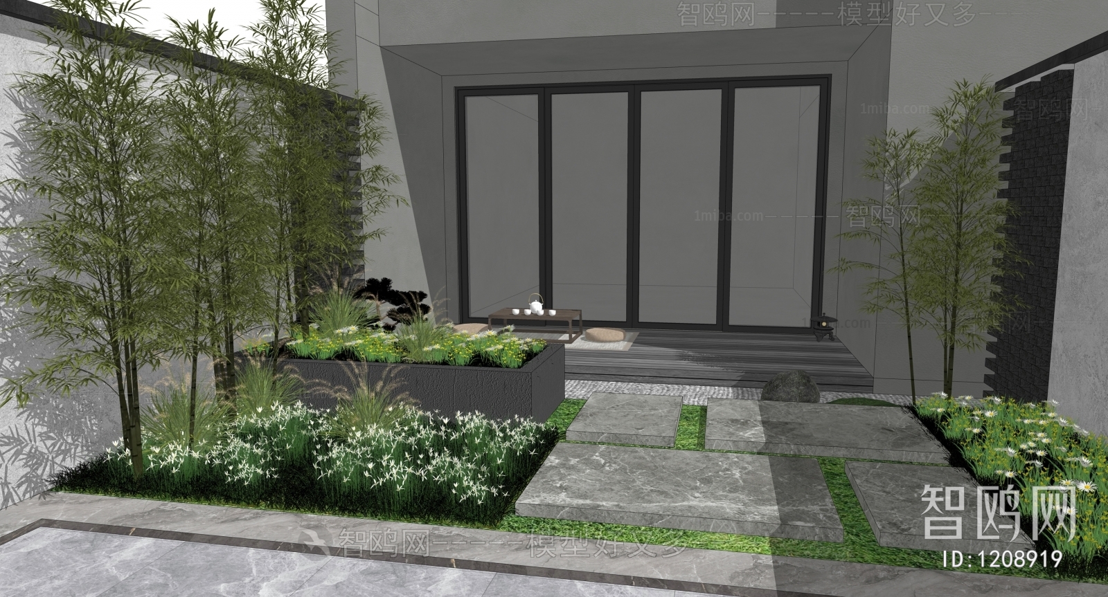 New Chinese Style Courtyard/landscape