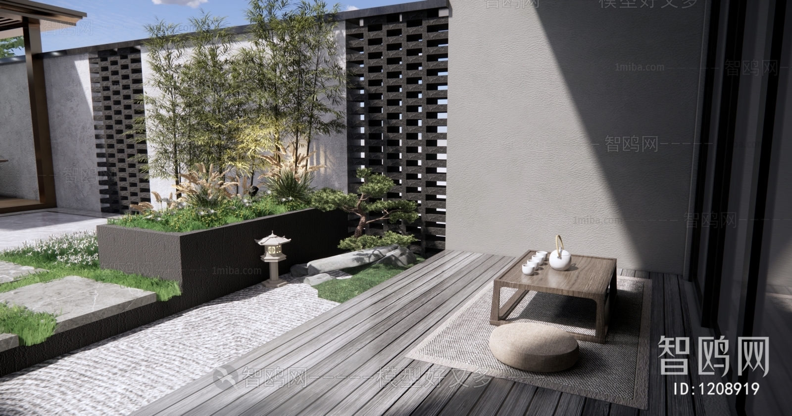 New Chinese Style Courtyard/landscape