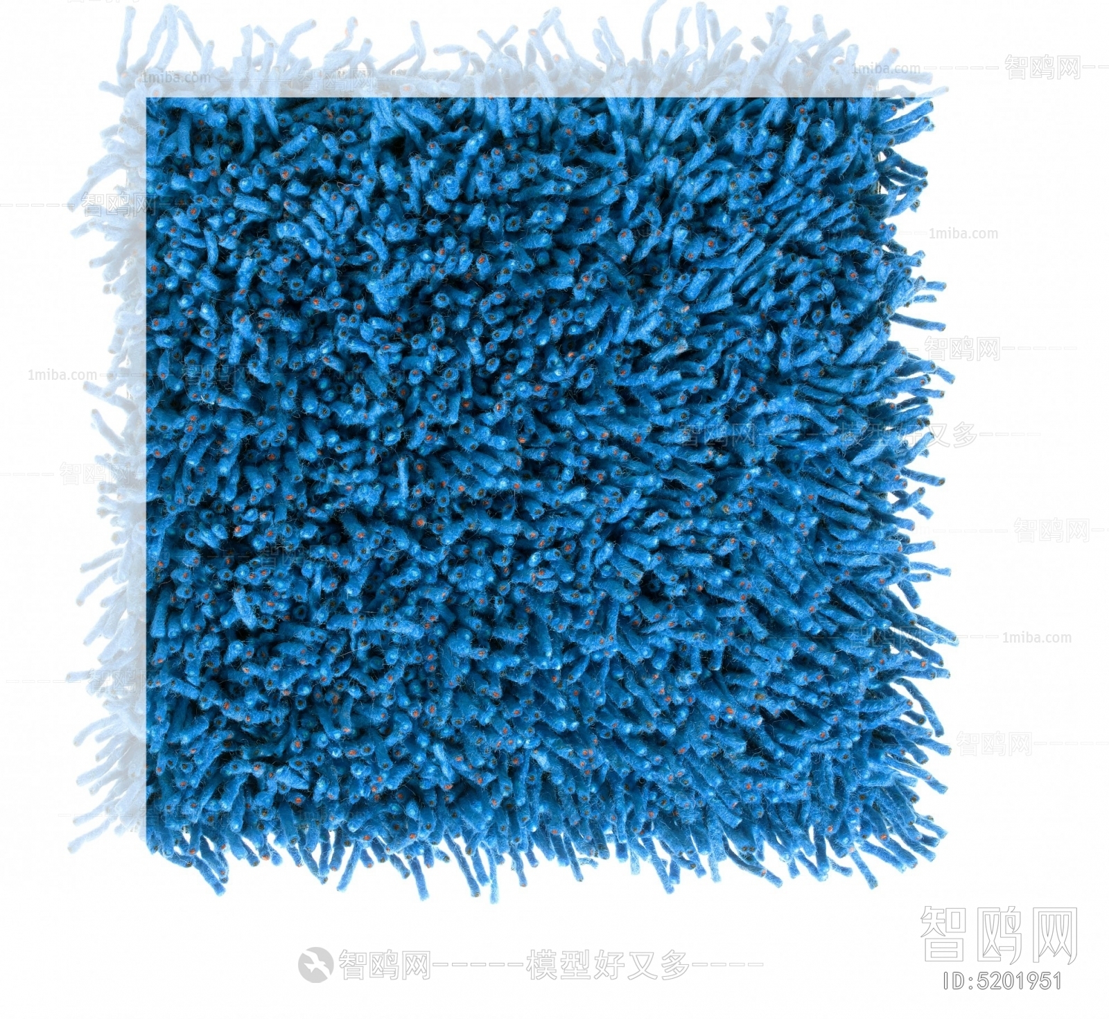绒毛块毯地毯贴图