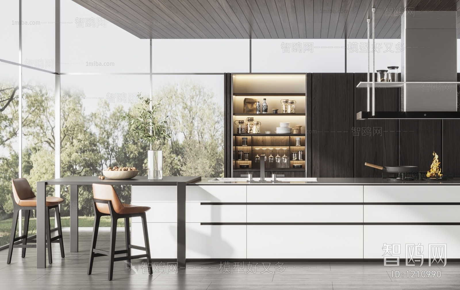 Modern Open Kitchen