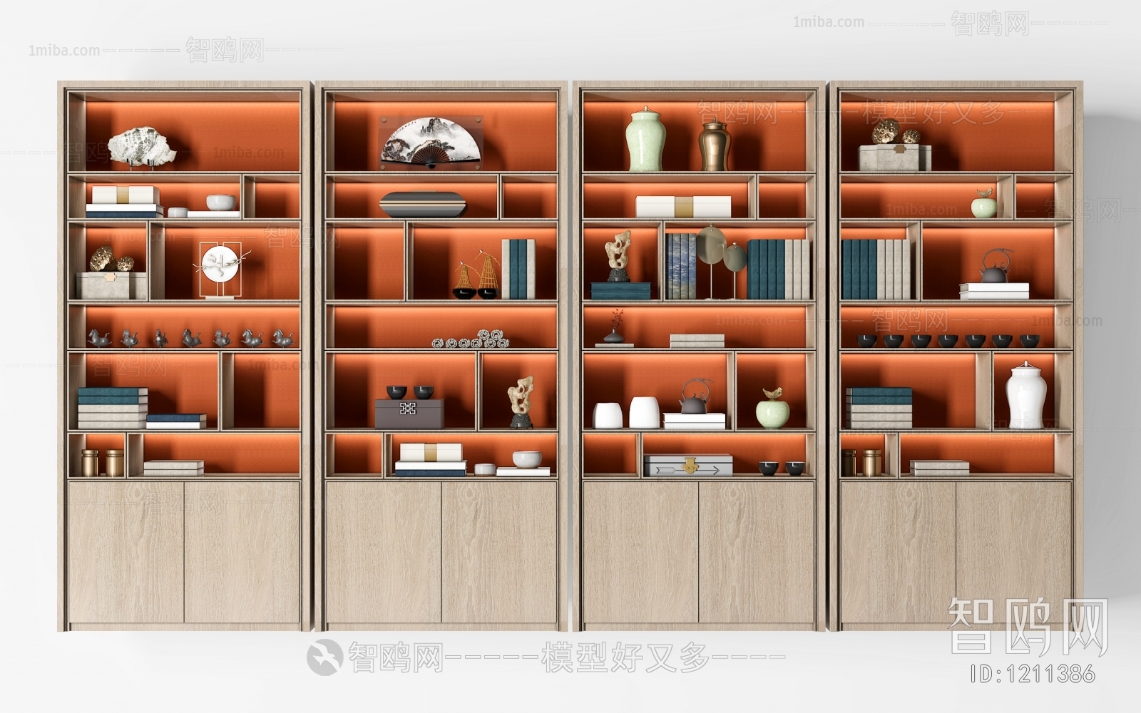 New Chinese Style Bookcase