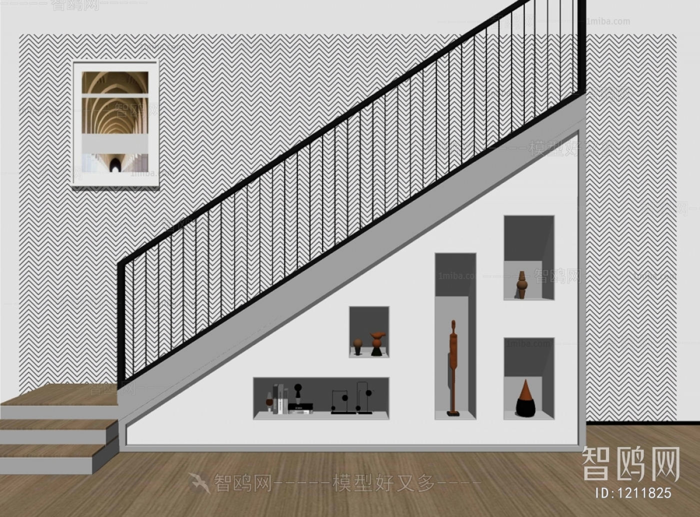 Modern Stair Balustrade/elevator