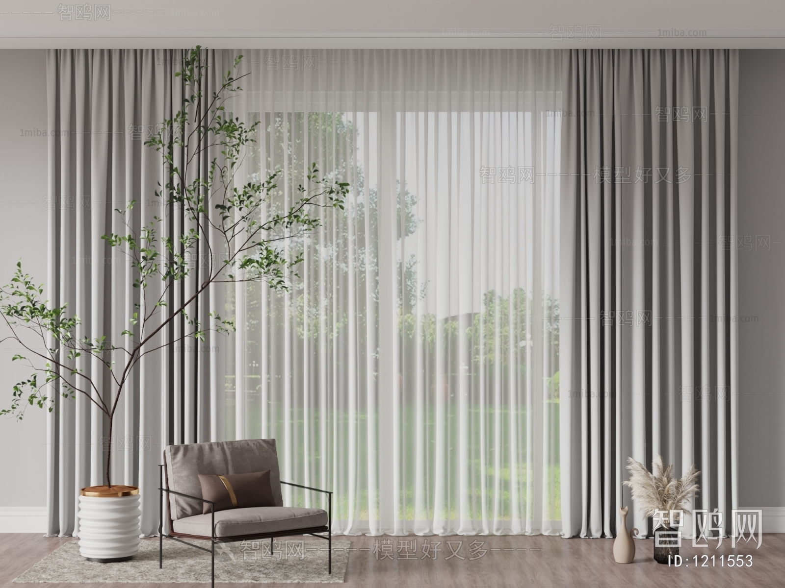 Modern The Curtain