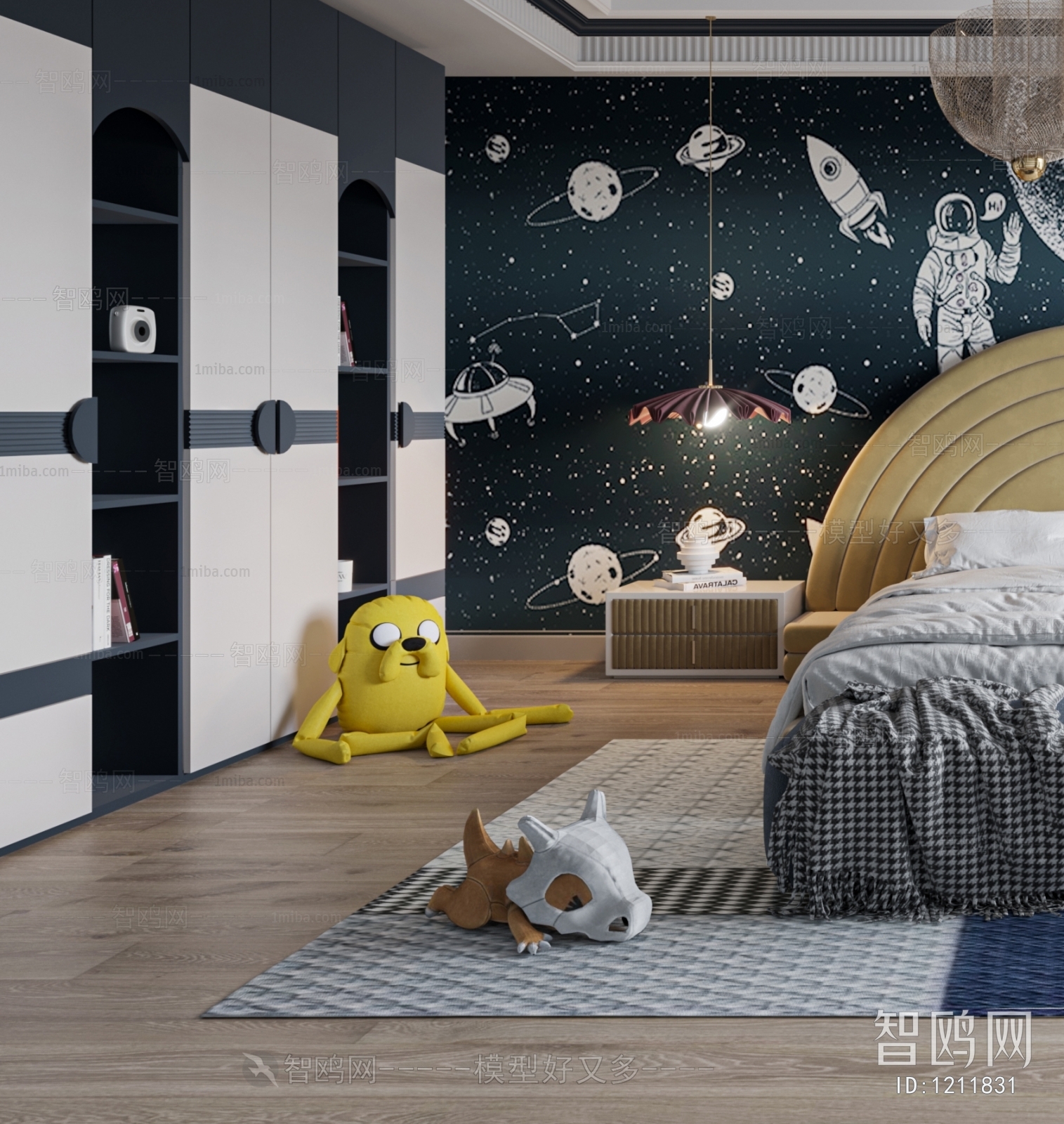 Modern Boy's Room And Son's Room