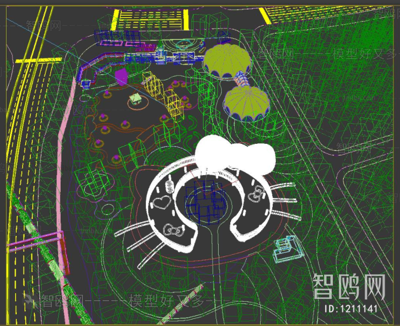 Modern Architectural Bird's-eye View Planning