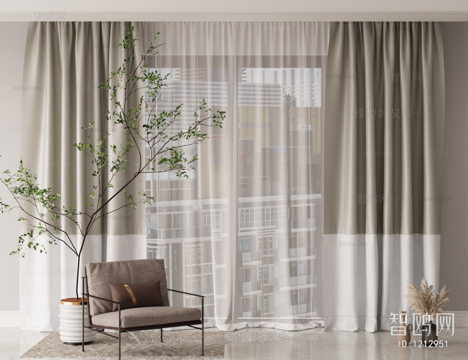 Modern The Curtain