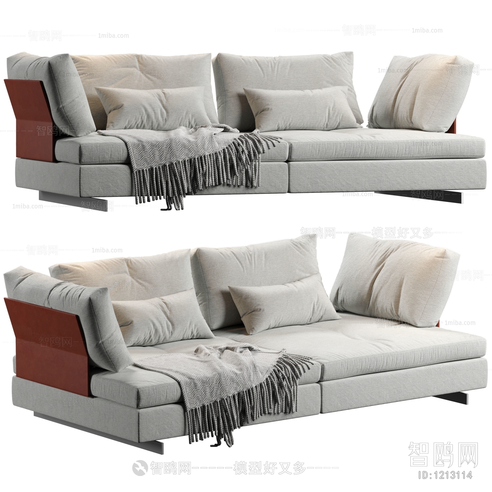 Modern Multi Person Sofa