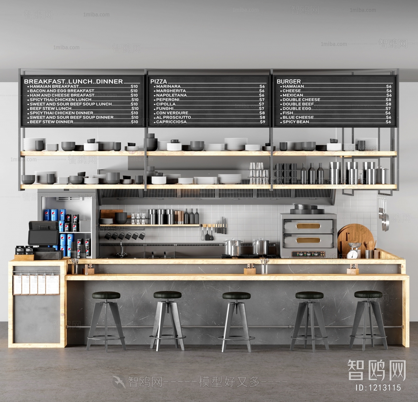 Modern Counter Bar