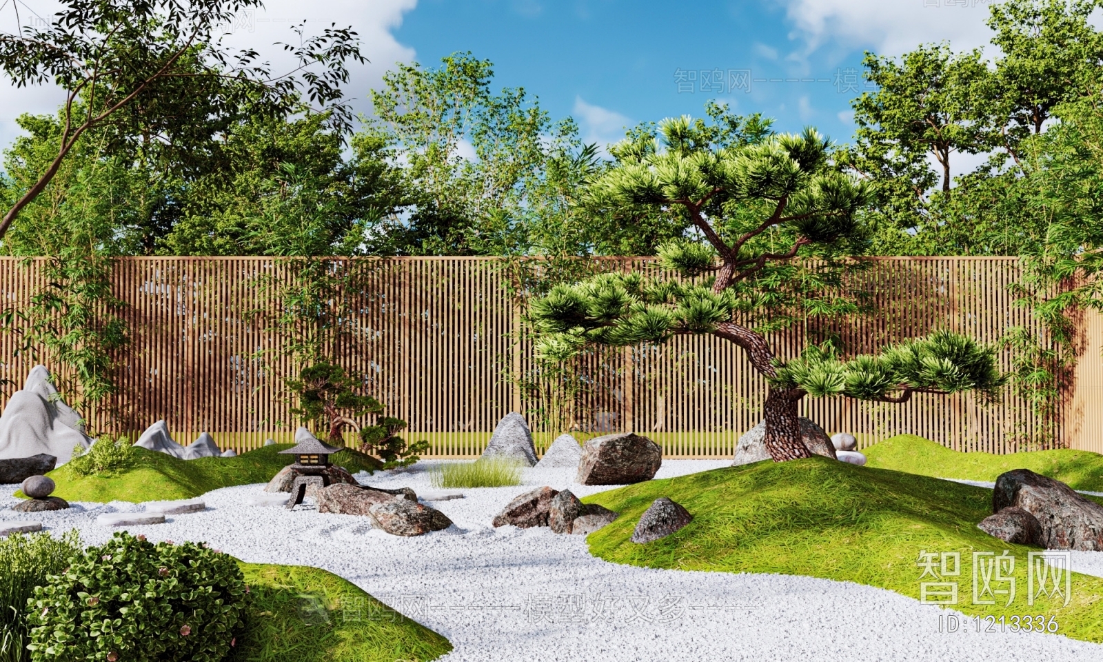 New Chinese Style Courtyard/landscape